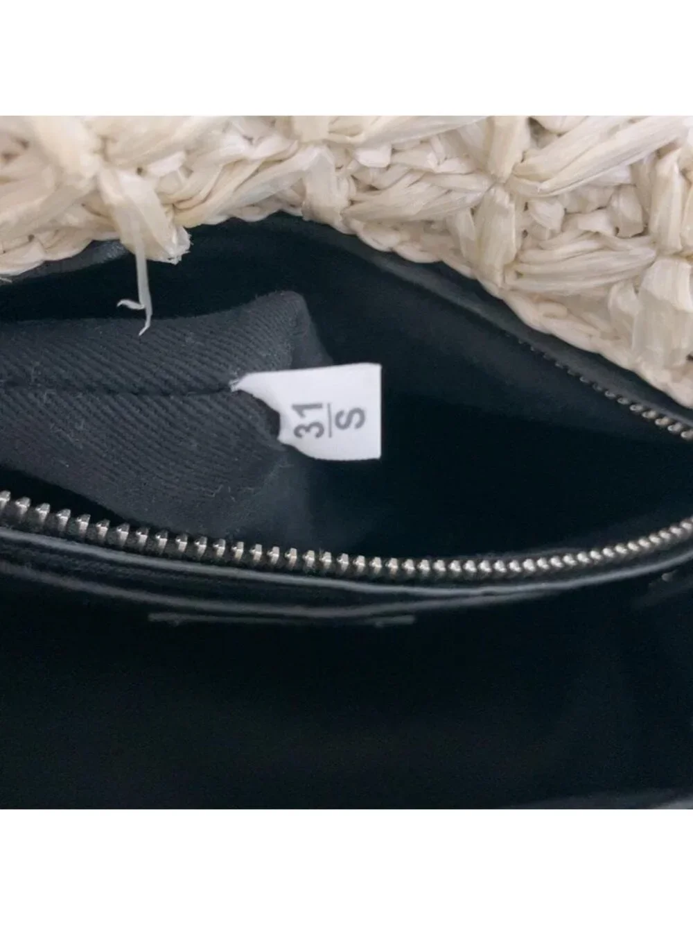 Prada Raffia Croquette Canapa Tote